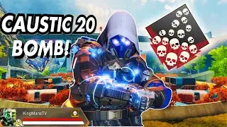 How I Got my First 20 Bomb on Caustic (APEX LEGENDS SEASON 24)