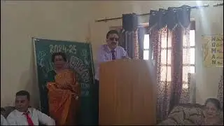 WORTHY PRINCIPAL SH PAWAN SLATHIA SPEAKING ON THE RETIREMENT PARTY OF SMT KANCHAN GUPTA LECT ECO