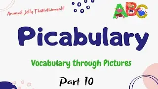 Picabulary Day 10 | Vocabulary through pictures | ചിത്രങ്ങളിലൂടെ vocabulary പഠിക്കാം.! |Anumol Jolly