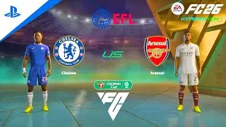 FC 26 PS4 &mdash; &laquo;Челси&raquo; против &laquo;Арсенала&raquo; | Полуфинал Кубка лиги (EFL)