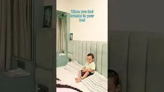 when you feel crumbs in your bed (ft. my brother) #shorts #skit