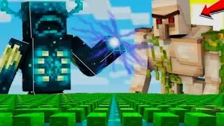 Iron golem vs warden vs zombies 