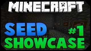 Minecraft: 1.8 SEED SHOWCASE #1 [NINE DIAMONDS AT SPAWN, GOLDEN APPLE DUNGEON]