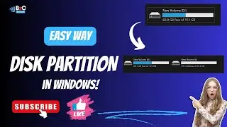 How to make disk Partition in Windows | Split one Drive into Multiple Drives | Drives Partition