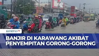Banjir Tak Surut di Jalan Arteri Karawang, Penyempitan Gorong-Gorong Jadi Penyebab | SAPA MALAM