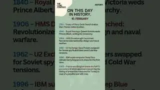 Historic Events on this day. 10 February  #world #worldevents #worldhistory #shorts