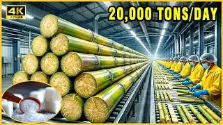 Inside a Modern Cane Sugar Factory: From Fresh Sugarcane to Pure Crystal Sugar (Full Process)
