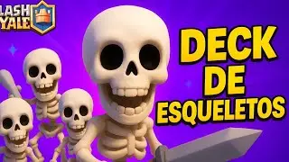 Deck de esqueletos para subir de Arena / Clash Royale 🛡 