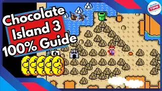 Chocolate Island 3: 100% руководство по всем монетам драконов и секретным выходам в Super Mario W...