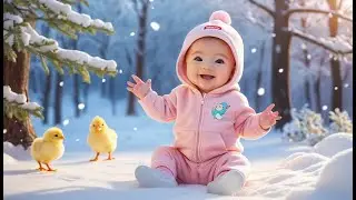 Little Snow Chicks | Fun Winter Learning & Action Video for Toddlers