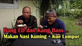 MAKAN NASI KUNING SAMA KUE PIA