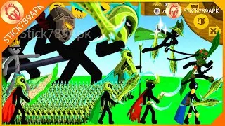 STICKMAN SCALIONS XIPHOS, NINJA, GRIFFON VS FINAL BOSS CRAZYJAY | Stick War Legacy Mod | Stick789Apk