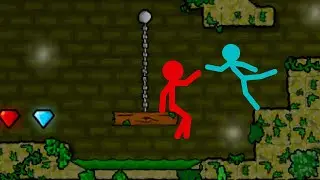 Watergirl and Fireboy - Stickman Animation