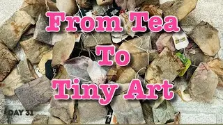 From Tea to Art: Creative Floral Tea Bags | 100 Day Project Day 31