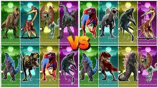 Dinosaur 🦖 🆚 Spinosaurus 🆚 Tyrannosaurus 🦖 🆚 Godzilla 🎶 Tiles Hop Edm Rush