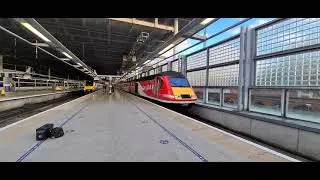 East Midlands Railway High Speed Train Intercity 125 Departing London St Pancras.