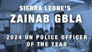 Woman Peacekeeper from Sierra Leone Wins Top UN Police Honour | UN Global Lens