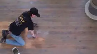 A True Hand Scraped Hardwood Floor