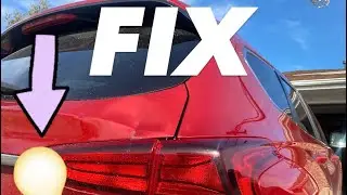 How to change a taillight bulb  on Hyundai Santa Fe