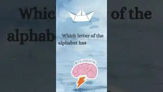 Do you know the English alphabet? #shorts #alphabet #riddles #quiz