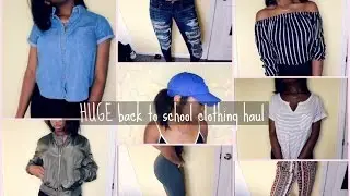 HUGE Back to School Clothing Haul 2016! (TRY ON)