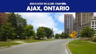 🚗 Scenic 4K Drive Through Ajax, Ontario | Explore Stunning Suburban Views 🌟🍁