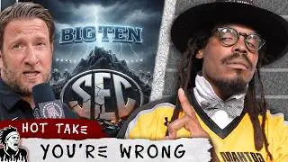 Cam Newton DESTROYS Dave Portnoy&rsquo;s Big Ten vs SEC Take