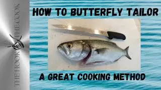 BUTTERFLY TAILOR A GREAT WAY TO COOK THEM | How to prepare fish ready to cook.