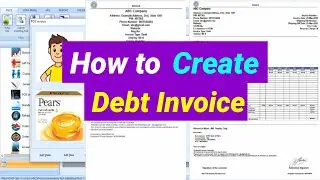 How to create Debt Invoice | Inventory Management Software | Accounting Software | ERP Software