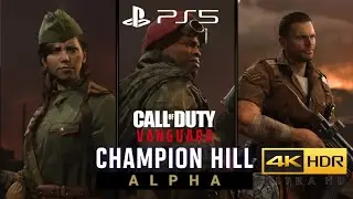 Call of Duty: Vanguard Alpha PS5 - Gameplay Champion Hill Duos (4K 60FPS)