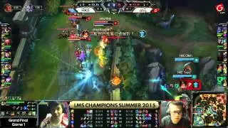 LMS Summer 2015 Grand Final HKE VS AHQ GAME 1 Highlight