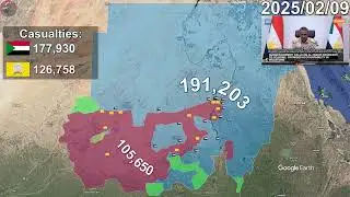 Sudanese Civil War: 2025 so far using Google Earth