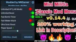 Mini Militia Classic Mod Menu Apk v0.14.4 | Mini Militia Classic Hack Mod Download Link | MMC Hack