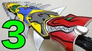 ケントロスパイカー ファングショット＆シールドランスラッシャー 獣電戦隊キョウリュウジャー