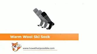 Alpaca Ski Socks &ndash; Men Warm Wool Sock, Women Skiing, Snowboarding (CAD1801)