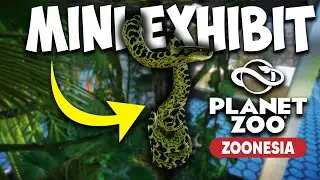 HABITAT MINI ANACONDA, AXOLOTL, DAN GIANT LEAF INSECT - Planet Zoo Indonesia Episode 23