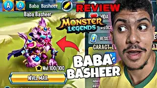 TESTEI A ANCESTRAL BABA BASHEER NO PVP E ME SURPREENDI&hellip; (Monster Legends)