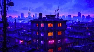 Japanese Old Town Rain 🌆 80s–90s Nostalgic Lo-Fi Playlist