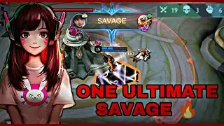 ONE ULTIMATE SAVAGE || WANWAN SAVAGE GAMEPLAY || WANWAN BEST BUILD 2021 || 🔥