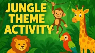 JUNGLE THEME ACTIVITY | GROWING MINDS SCHOOL | #school #viral #jungle #kids #activity 