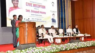 President,Smt.Droupadi Murmu attended Civic Reception hosted by the Government of Goa,2023