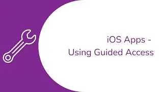 How do I stay locked in to my AAC app on iOS?