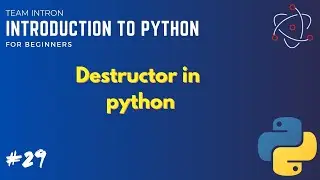 Destructor in python