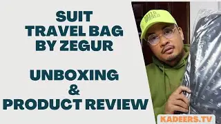 Suit Travel Bag by ZEGUR - Unboxing & Product Review