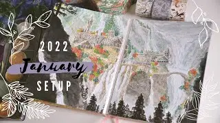 January 2022 Bullet Journal Setup