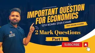 IMPORTANT QUESTIONS 2024 (Part 1)| ECONOMICS | 2 marks Questions | CA MOHIT TAPARIA