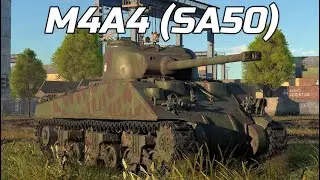 M4A4 (SA50) French Medium Tank Gameplay [1440p 60FPS] War Thunder No Commentary