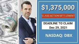 💲1,375,000.00 Class Action Settlement | Deadline Dropbox Inc Money Stocks $DBX [Stocks] Stock Market