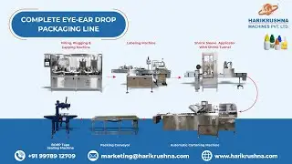 3 Piece Eye/Ear Drop Filling Line For Pharmaceutical
