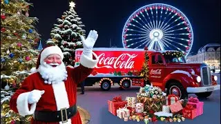 Magical Bucharest Christmas Market is now opened - walking tour and Coca Cola caravan 4K60fps